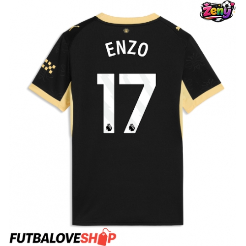 Dres Manchester City Enzo Fernandez #17 Preč pre Ženy 2026-27 Krátky Rukáv